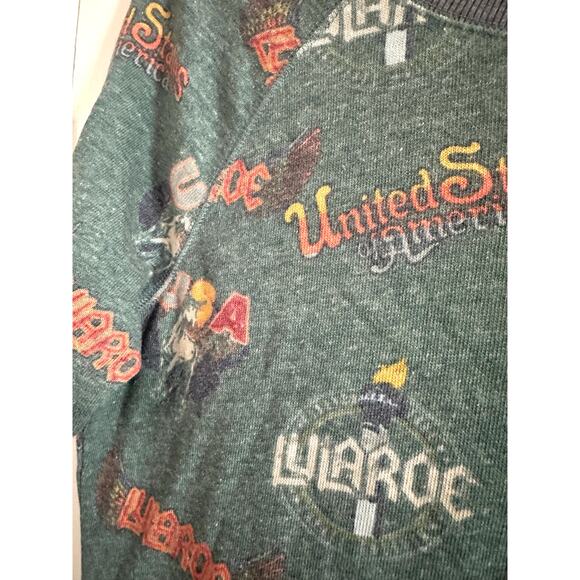 LULAROE Kitschy Jane Simply Comfort USA Unicorn Graphic Print Top - XS - NWT - Picture 4 of 6